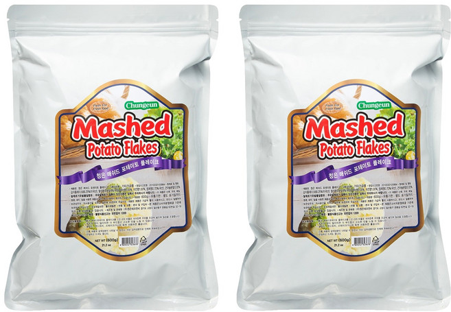 청은 매쉬드 포테이토 플레이크, 600g, 2개