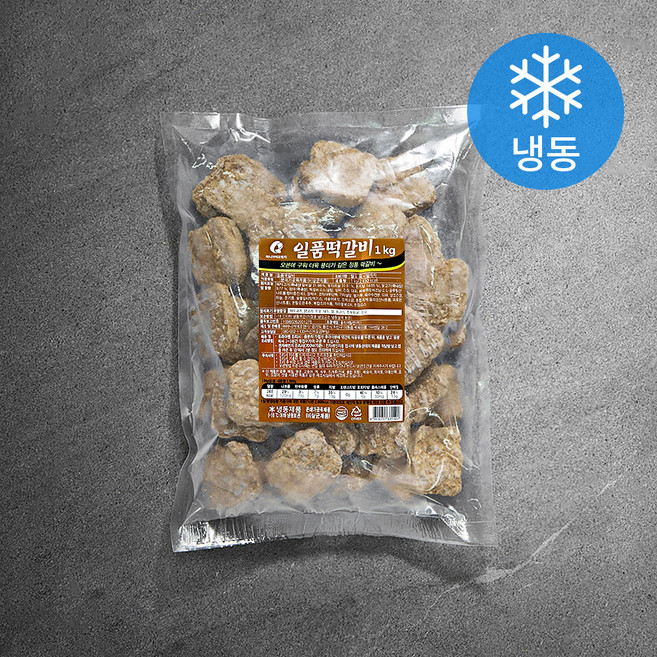 마니커에프앤지 일품떡갈비 (냉동), 1kg, 1개