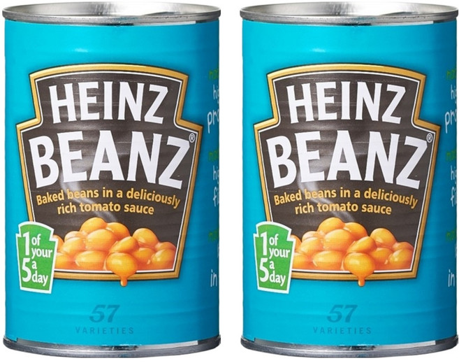 하인즈 베이크드 빈즈 토마토 소스, 415g, 2개