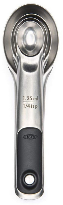 OXO 輕鬆看不鏽鋼四件組調味勺, 1個