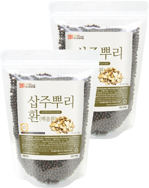 갑당약초 삽주뿌리 백출환, 2개, 300g