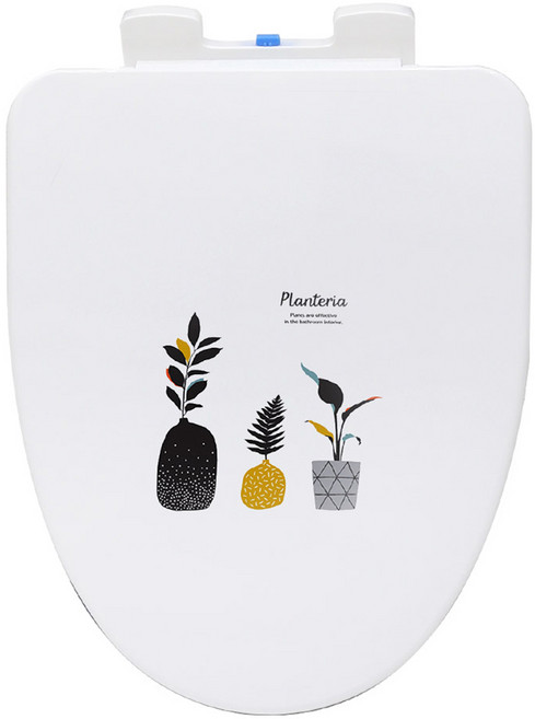 코시나 퀵조립 무소음 하드 변기커버, 혼합 색상, 1개