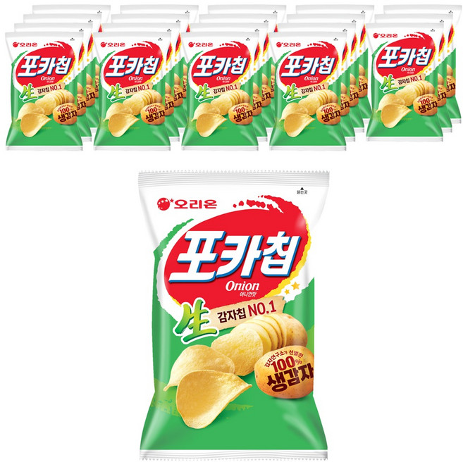 ORION 好麗友 波卡洋芋片 洋蔥口味, 137g, 20包