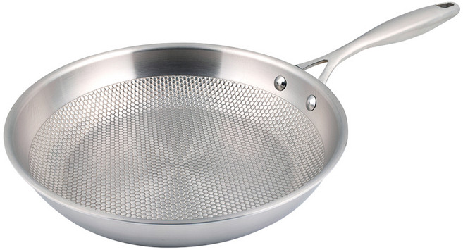 리빙글로리 마스타스타 국내생산 무연마 통5중 프라이팬, 28cm, 1개