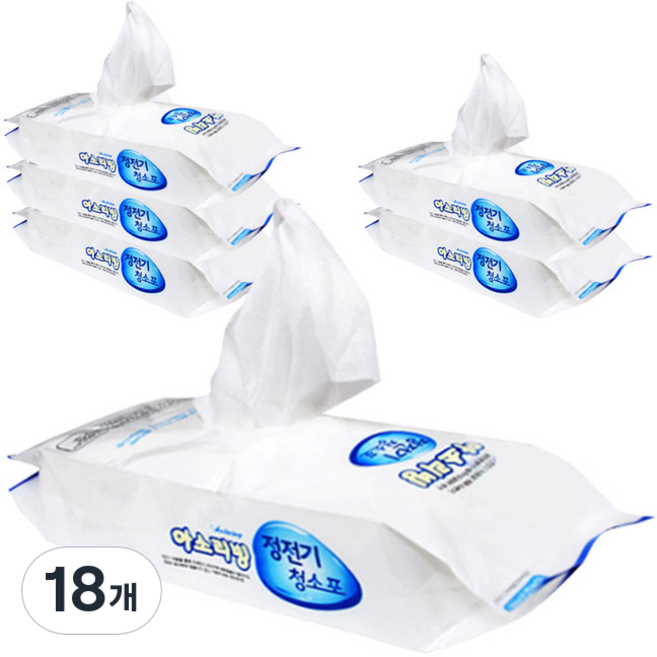 리벤스 정전기청소포 360매(60매*6) 청소포/교체형걸레, 18개