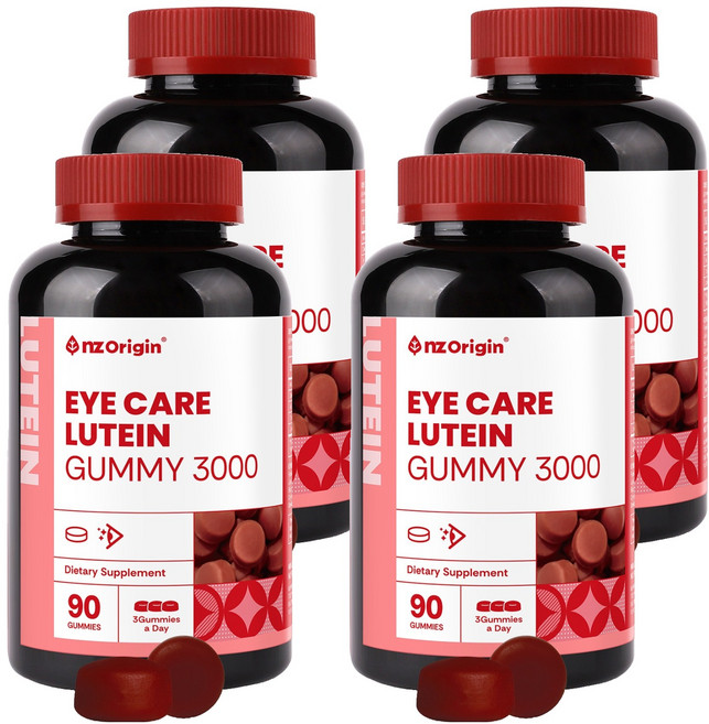 엔젯오리진 아이케어 루테인 구미 3000 90p, 90정, 4개