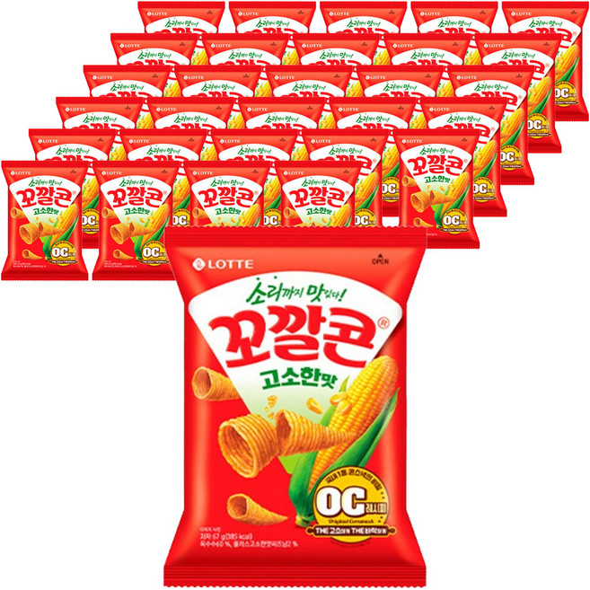 꼬깔콘 고소한맛, 67g, 36개