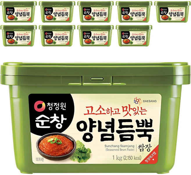 청정원순창 양념듬뿍 쌈장, 1kg, 10개