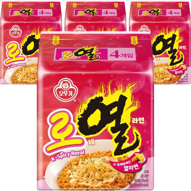 오뚜기 로열라면 120g, 16개