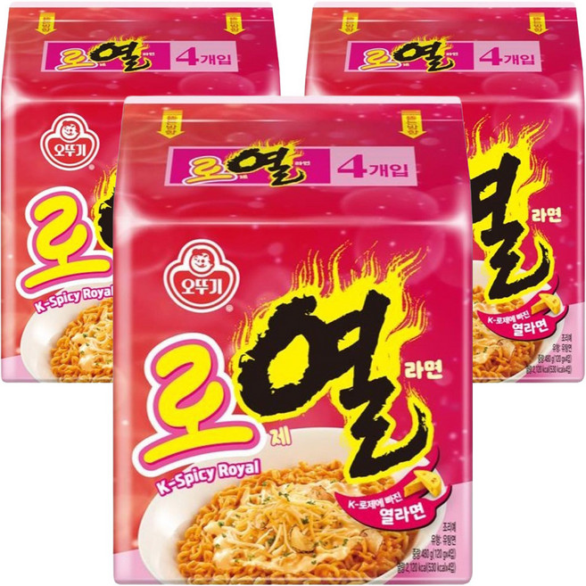 오뚜기 로열라면 120g, 12개