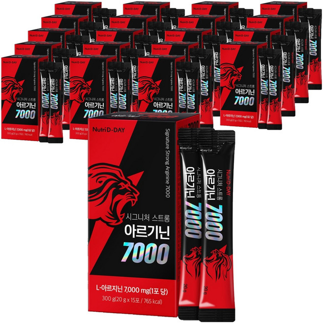 뉴트리디데이 시그니처 스트롱 아르기닌 7000 액상스틱 15p, 300g, 20개
