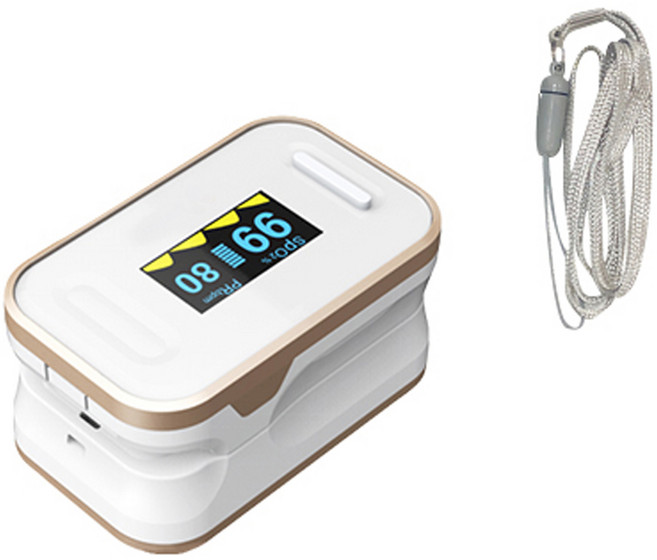 리빙블리 고급형 가정용 산소포화도 맥박 측정기 LV-09, 화이트, 1개, 1개입