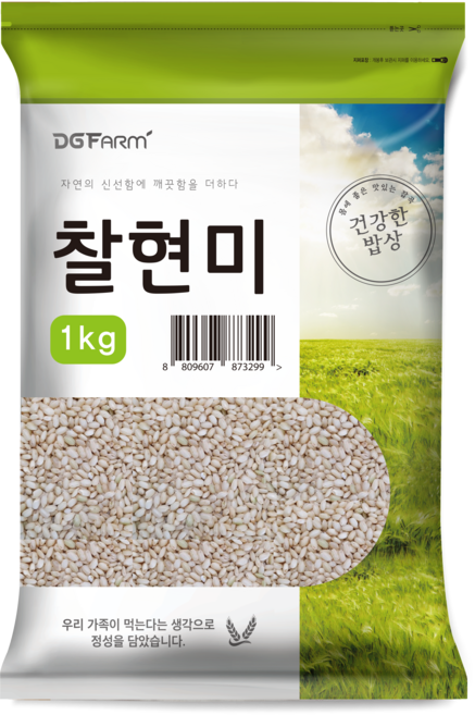 건강한밥상 국산 찰현미, 1kg, 1개