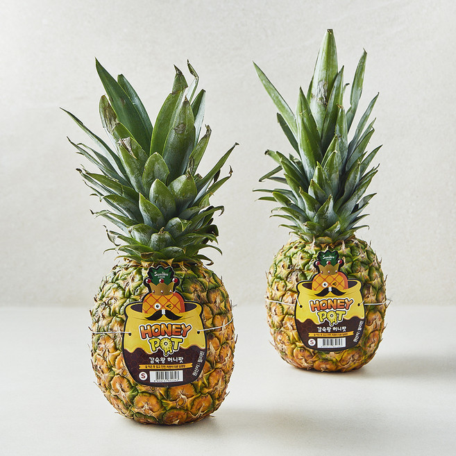 감숙왕 스미후루 허니팟 파인애플 2입, 1개, 3.5kg
