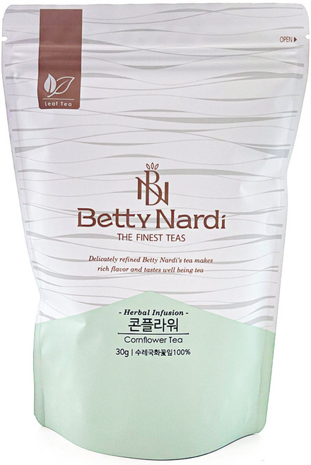 베티나르디 콘플라워차 지퍼백, 30g, 1개입, 1개