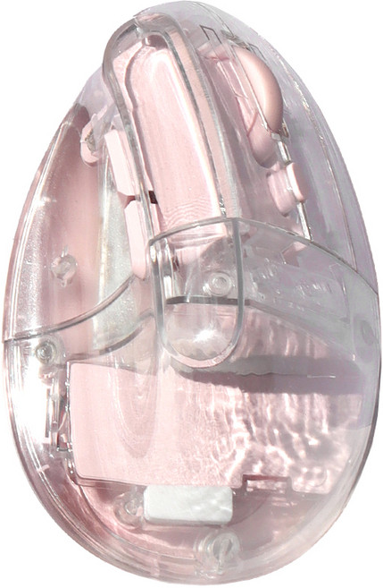 오브룸 크리스탈 버티컬 무선 마우스, 핑크, OV-WM01