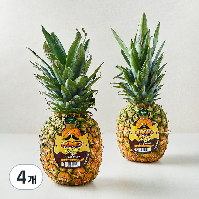 감숙왕 스미후루 허니팟 파인애플 2입, 4개, 3.5kg
