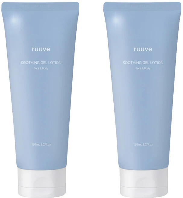 러베 유기농 수딩젤 로션, 2개, 150ml - 쿠팡