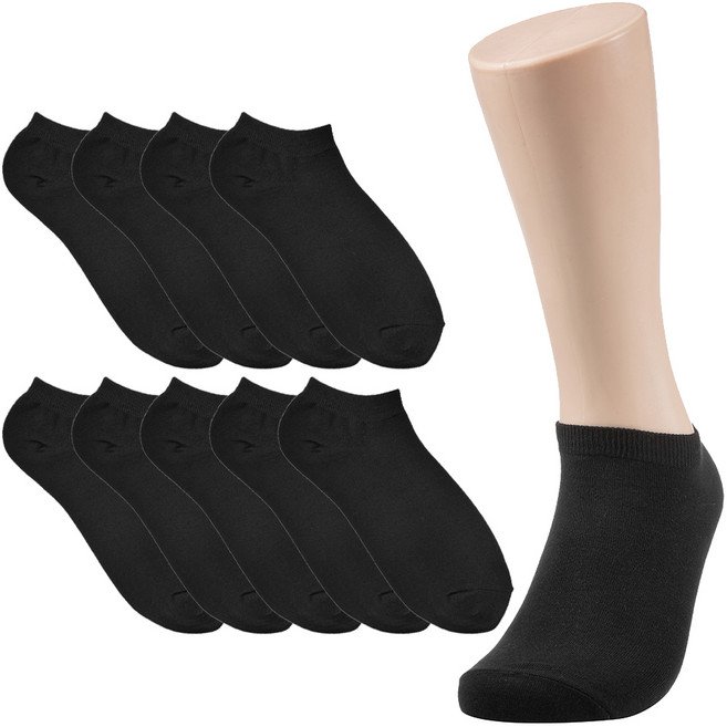 베이스알파 에센셜 남성용 프리미엄 스니커즈 양말 10켤레