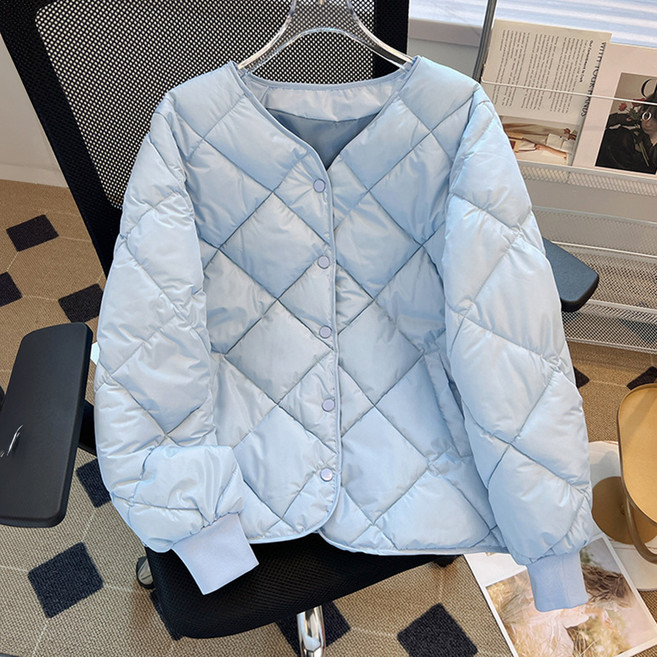 시크힐즈 여성용 브루인 루즈핏 누빔 패딩 퀼팅 자켓 10583