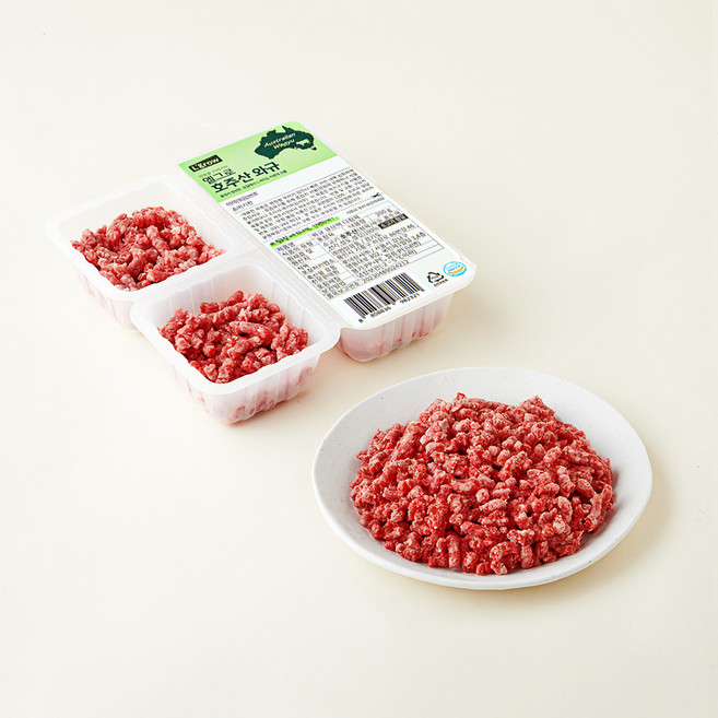 엘그로 호주산 와규 다짐육 큐브팩 (냉장), 1개, 200g