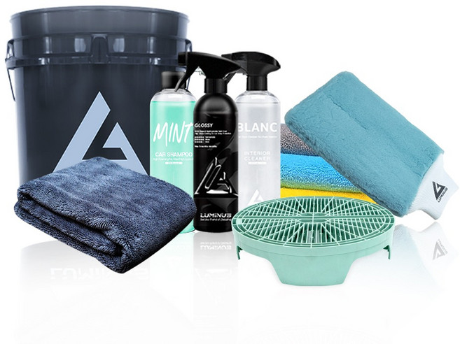루미너스 초보 셀프세차 세차용품 8종 세트, 1세트