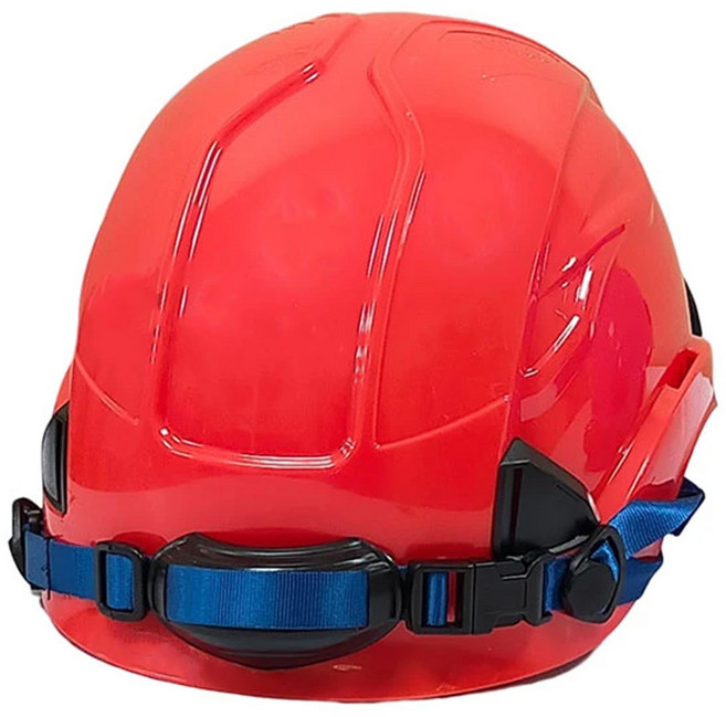 O.PO 歐堡牌 ABS防護頭盔 SN-630 台灣製造 快接扣下巴織帶, 紅色, 1個