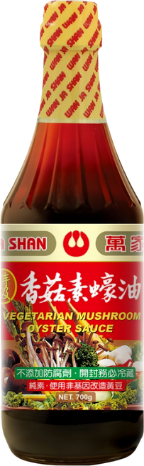 萬家香 特級香菇素蠔油, 700g, 1瓶