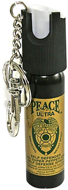 PEACE ULTRA 超嗆辣防身防狼防暴辣椒噴霧器, 1瓶