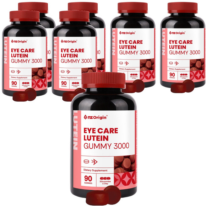 엔젯오리진 아이케어 루테인 구미 3000, 90정, 7개
