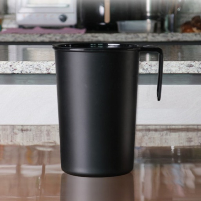 VISVIVA 密封廚餘桶 2L, 黑色, 1個