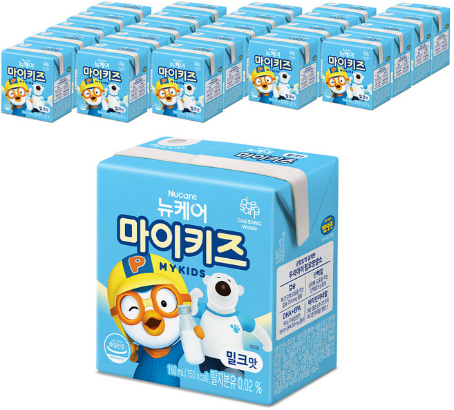 마이키즈 정품 밀크맛 영양음료, 150ml, 24개
