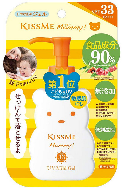 KISSME 奇士美 MOMMY 寶貝防曬乳兒童防曬 SPF33 PA+++, 100g, 1瓶