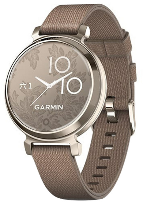 GARMIN Lily 2 智慧腕錶 經典款 編織錶帶款, 橡木果實 棕色, 35.4mm, 藍牙, 1支