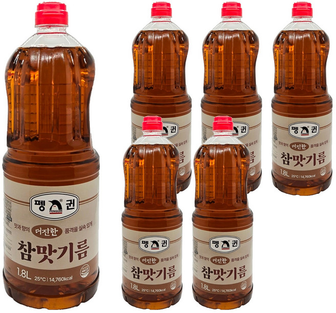 펭귄 참맛기름 89%, 6개, 1.8L