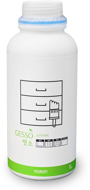 노루페인트 젯소, 화이트, 1L, 1개