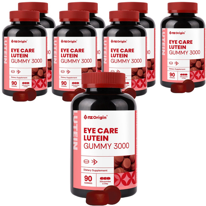 엔젯오리진 아이케어 루테인 구미 3000, 90정, 8개