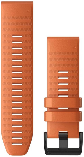 GARMIN QUICKFIT 矽膠錶帶 26mm, 亮橘色, 1個