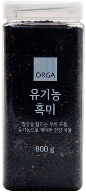 ORGA 유기농 흑미, 800g, 1개