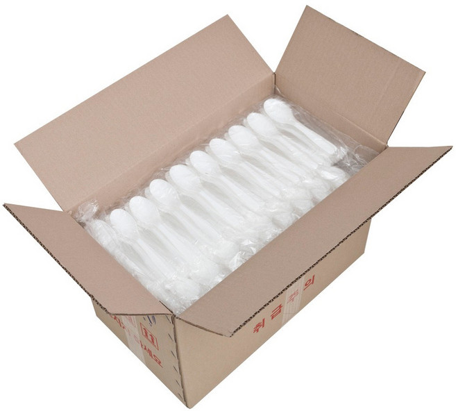 세화통상 프라임 위생 일회용 숟가락 화이트, 1000개입, 1개