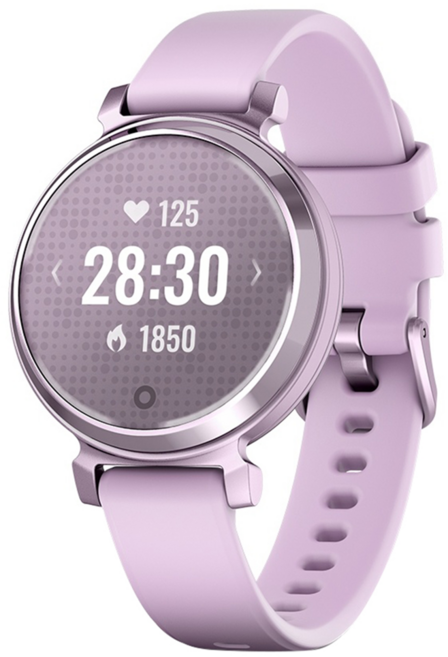 GARMIN Lily 2 智慧腕錶 矽膠錶帶款, GPS + 藍牙, 25.4mm, 泡泡糖紫