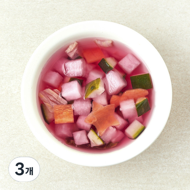 킨더가든 어린이 채소피클, 140g, 3개