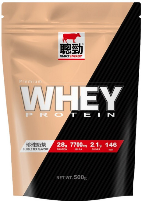 RED COW 紅牛 聰勁即溶乳清蛋白 珍珠奶茶, 1包, 500g