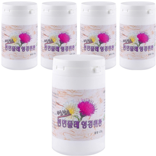 양원농장 흰민들레 엉겅퀴환, 5개, 120g