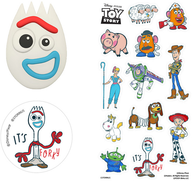 디즈니 팝톡플러스 페이스 팝톡 + 인쇄 팝톡 + 스티커 세트, 포키, 1세트