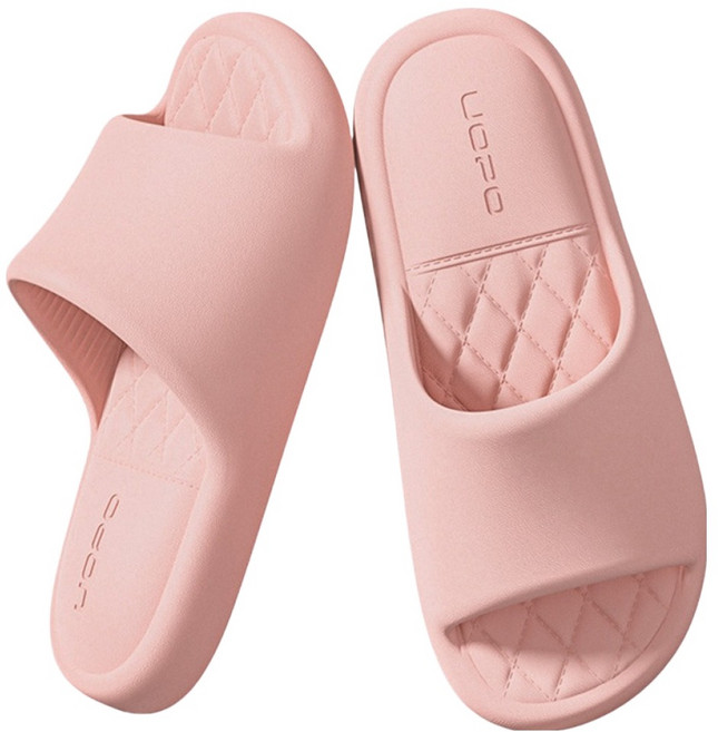 다온 EVA 가볍고 푹신한 슬리퍼 거실화, 연핑크, 1개