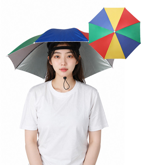 8위 - 머지샵 우산모자 낚시 농사 우산 양산 모자 2p