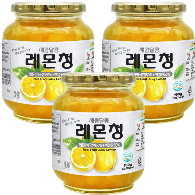 견과공장 레몬청, 950g, 1개입, 3개