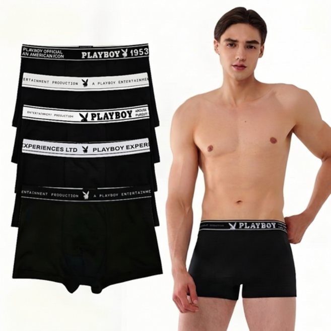 플레이보이 블랙 에디션 5매입 세트
