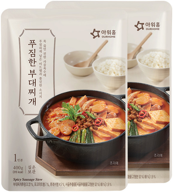 OURHOME 愛味弘 部隊鍋, 400g, 2包
